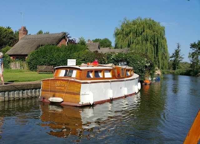  Traditional cruiser on the Norfolk Broads